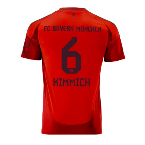 Fotbalové Dres Bayern Munich Joshua Kimmich #6 Domácí 2024-25 Krátký Rukáv